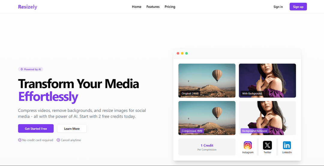 Resizely - Media Processing SaaS